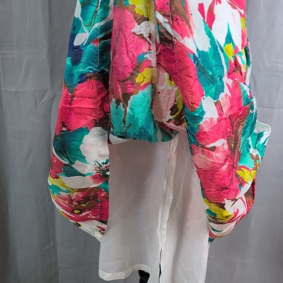 Victor Alfaro Skater Mini Skirt in Pink and Blue - Picture 5 of 7